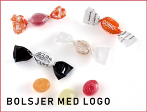 Bolsjer-med-logopapir
