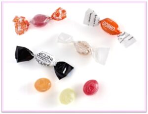 Bolsjer-med-logopapir